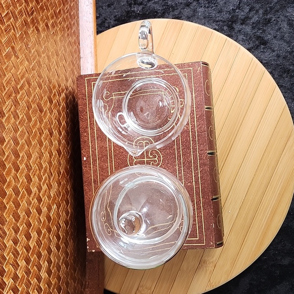 👉*VINTAGE* 3 PC PRINCESS HOUSE CRYSTAL HERITAGE CREAMER & LIDDED SUGAR BOWL - Picture 4 of 10